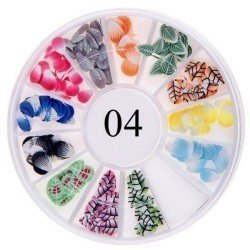 Rueda Fimos Hojas para Nail Art