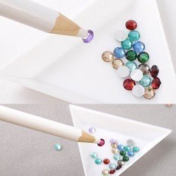 Lápiz Blanco para Rhinestone decoración uñas