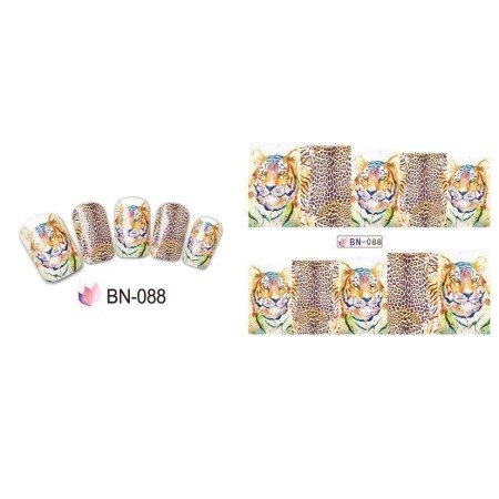 ANIMAL STICKERS AL AGUA - 088 para uñas