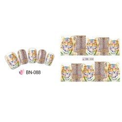 ANIMAL STICKERS AL AGUA - 088 para uñas