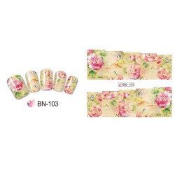 FLOWERS STICKERS AL AGUA - Diseño 103