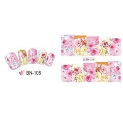 Pegatinas al Agua para Uñas Modelo 105