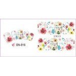 Flores Stickers al Agua - Decoración de Uñas Alta Calidad