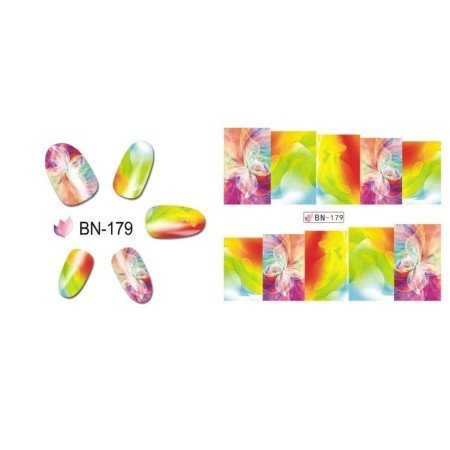 Pegatinas al Agua Butterfly para decoración de uñas