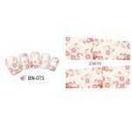 Pegatinas al Agua FLOWERS 073 para Uñas