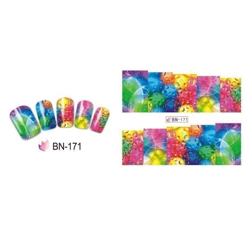 Adhesivos Water Transfer Nº 171 para uñas Adhesivos Water Transfer Nº 171 para uñas