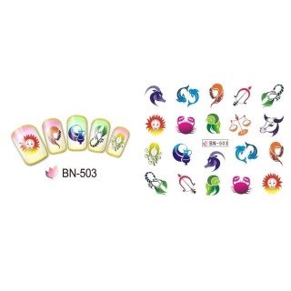 Adhesivos Water Transfer Nº 503 para decoración de uñas