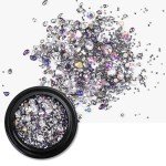 Tarro surtido de colores para uñas elegantes