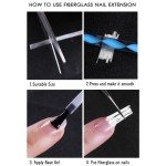 Paquete de 10 fibras de vidrio para una extensión de uñas perfecta Paquete de 10 fibras de vidrio para una extensión de uñas perfecta
