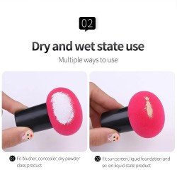 Esponja de Maquillaje Wine Red para un acabado perfecto