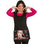 Estola Negra de Talla Unica con Bolsillo Central