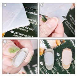 Masilla Adhesiva Transparente para Uñas DIY