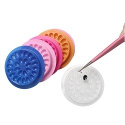 Paleta de PVC para pegamento de pestañas