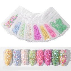 Cristales Rhinestone Neon con acabado brillante