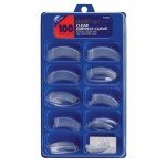 Caja de 100 TIPS CURVE CLEAR de alta calidad
