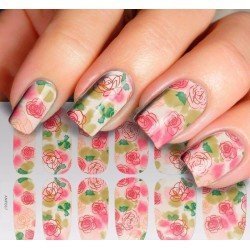 Water Decals para Uñas - Diseño 067