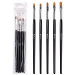 KIT 5 PINCELES GEL - W57, pinceles de alta calidad KIT 5 PINCELES GEL - W57, pinceles de alta calidad