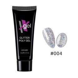 Glitter Poly Gel 15g 04 - Perfecto para uñas esculpidas