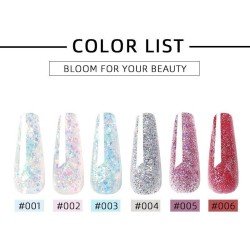 Glitter Poly Gel 15g 04 - Perfecto para uñas esculpidas