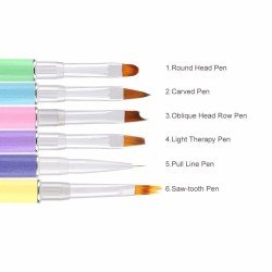 Pinceles Dobles con Espátula para Arte