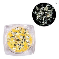 Set de 12 tarros para decoración de uñas 3D