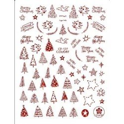 Pegatinas Navidad para Decoración de Uñas - CB150