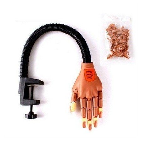 Mano Articulada para Practicar Uñas