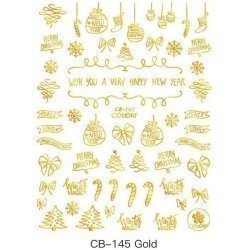 Pegatinas Navidad - CB145 para decoración de uñas Pegatinas Navidad - CB145 para decoración de uñas
