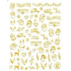 Pegatinas Navidad para la decoración de uñas