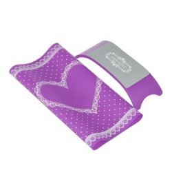 Apoyamanos y alfombrilla purple para confort