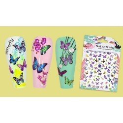 Pegatinas adhesivas MARIPOSAS para decorar tus uñas