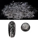 Tarro Foil de Plata para uñas creativas