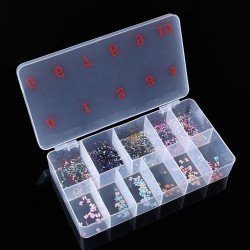 Caja decorativa con compartimentos