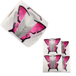 Moldes para uñas Mariposas Pink