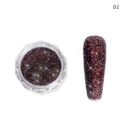 Purpurina Crystal Diamond 5 Grs para decoración de uñas