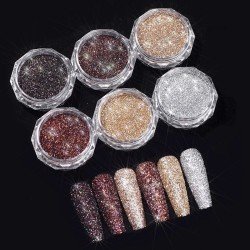 Purpurina Crystal Diamond 5 Grs para decoración de uñas