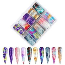 Set de nail foils para decoración de uñas