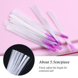 Paquete de 10 fibras de vidrio para una extensión de uñas perfecta