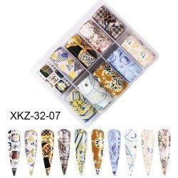 Set de 10 Cintas Nail Foil para Decorar Uñas