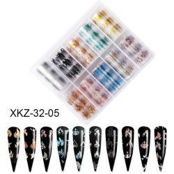 Set de Nail Foil 10pcs - Decoración Manicura Elegante