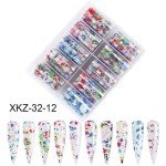 NAIL FOIL SET 10pcs para arte y decoración de uñas NAIL FOIL SET 10pcs para arte y decoración de uñas