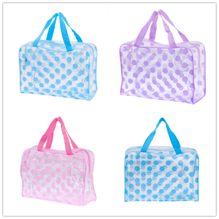 Bolso para Cosméticos de Plástico Transparente