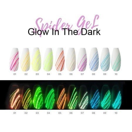 Gel Brilla en la Oscuridad para Decoración de Uñas