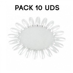 Lote de 10 Expositores Transparentes Ovalados Xgel