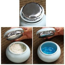 Tarro Ceramica ideal para líquidos y polvos acrílicos