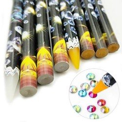 Lápiz de Cera para Rhinestone para Decoración de Uñas