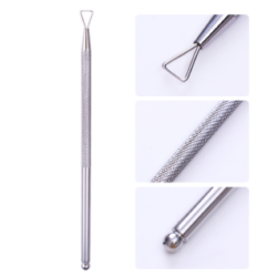 Removedor de cutículas de acero inoxidable