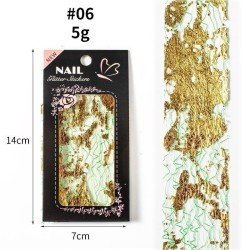 Lamina Foil II con diseño Rueda Flores Daisy Lamina Foil II con diseño Rueda Flores Daisy