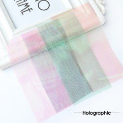 Lamina Holográfica Nail Art II para diseños únicos Lamina Holográfica Nail Art II para diseños únicos