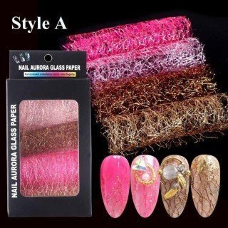 3-D Malla Nail Art Style A - Decoración única de uñas